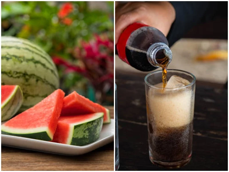 Sandía y Coca Cola frente a frente: un nutricionista da su veredicto sobre su azúcar