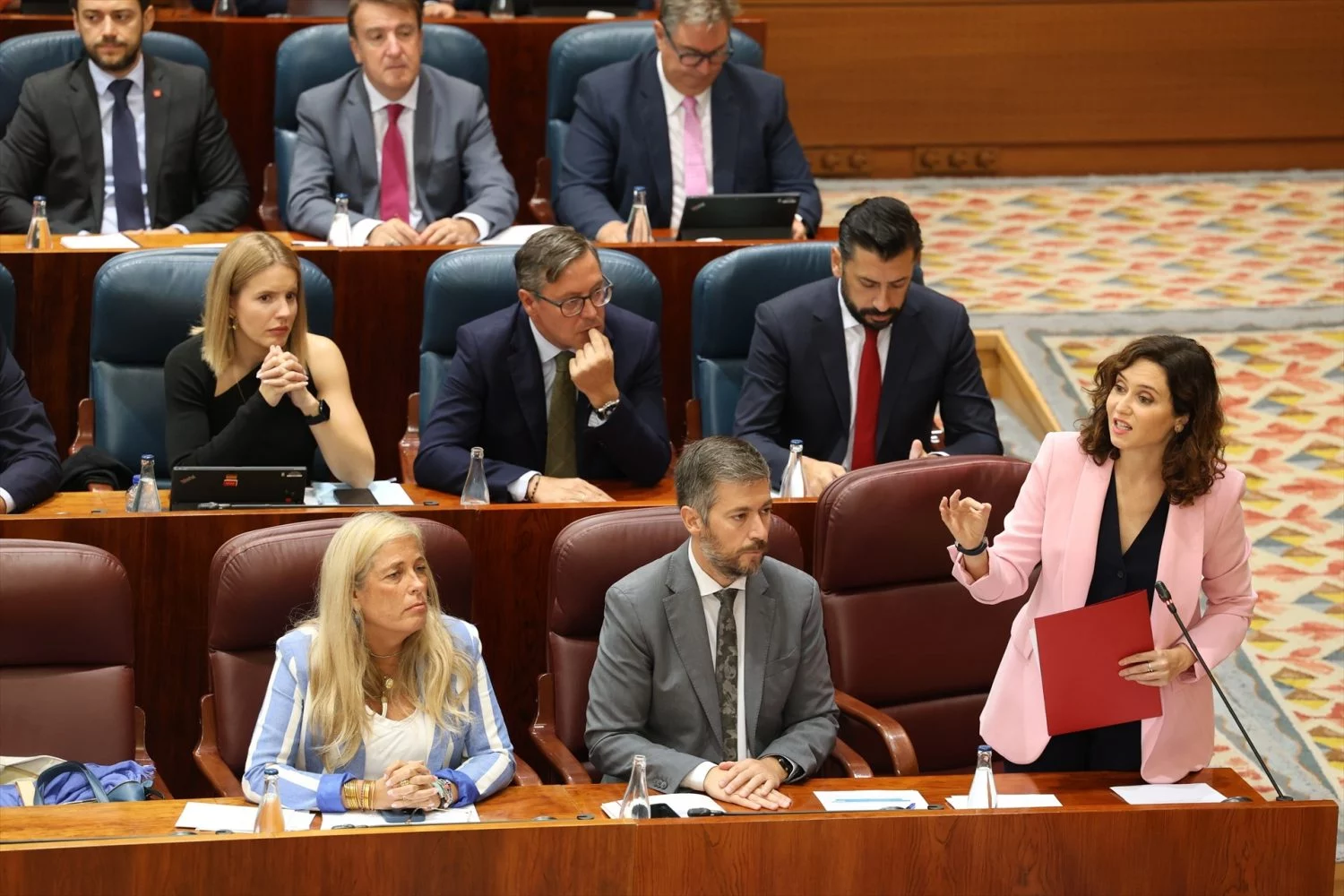 Isabel Díaz Ayuso en la Asamblea de Madrid.