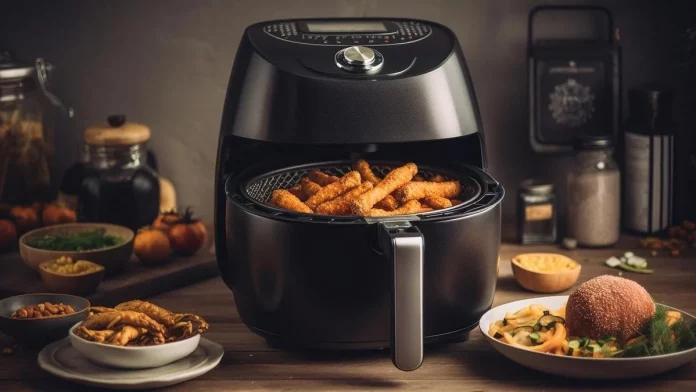Cocina 4 platos de una sola vez con la nueva freidora de aire de Amazon de 2400 W