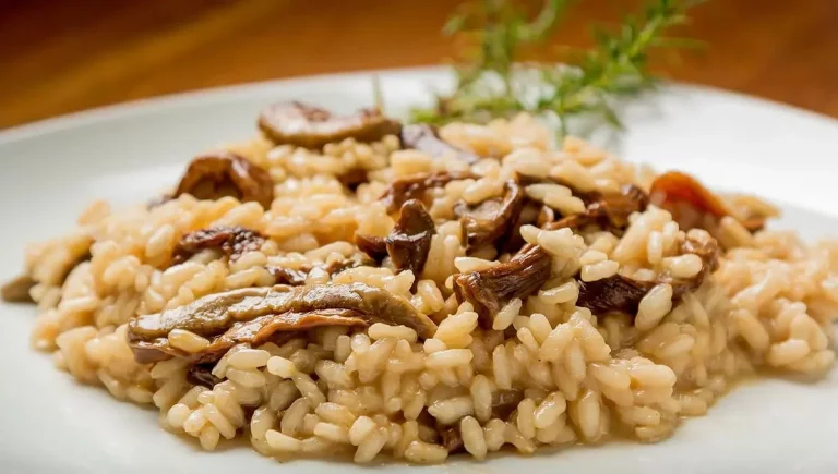 Receta de Risotto de setas, un plato típico del otoño