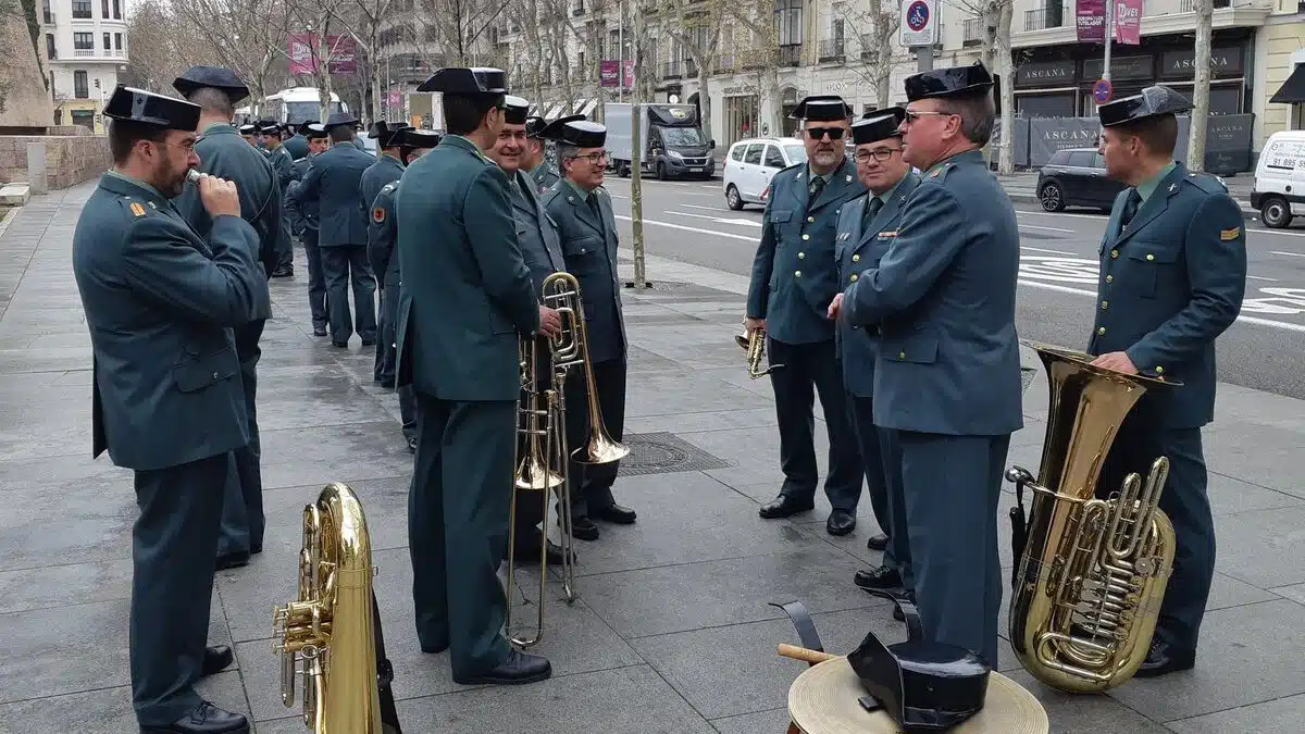 La Unidad de Música de la Guardia Civil. La Unidad de Música de la Guardia Civil.