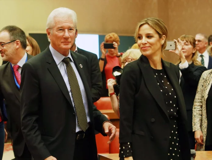 Richard Gere y Alejandra Silva.
