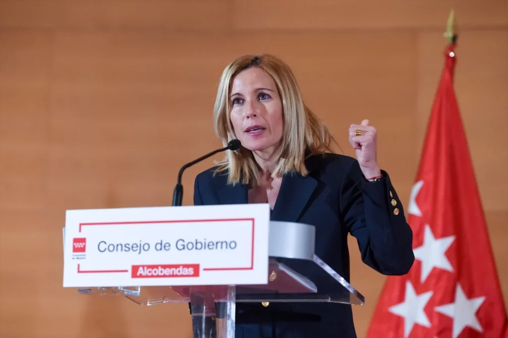 El paro sube en Alcobendas, mientras cae en Madrid 1 Moncloa EuropaPress 5878702 alcaldesa alcobendas rocio garcia alcantara ofrece rueda prensa reunion Moncloa