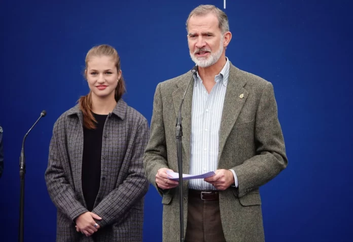 Leonor y Felipe VI.