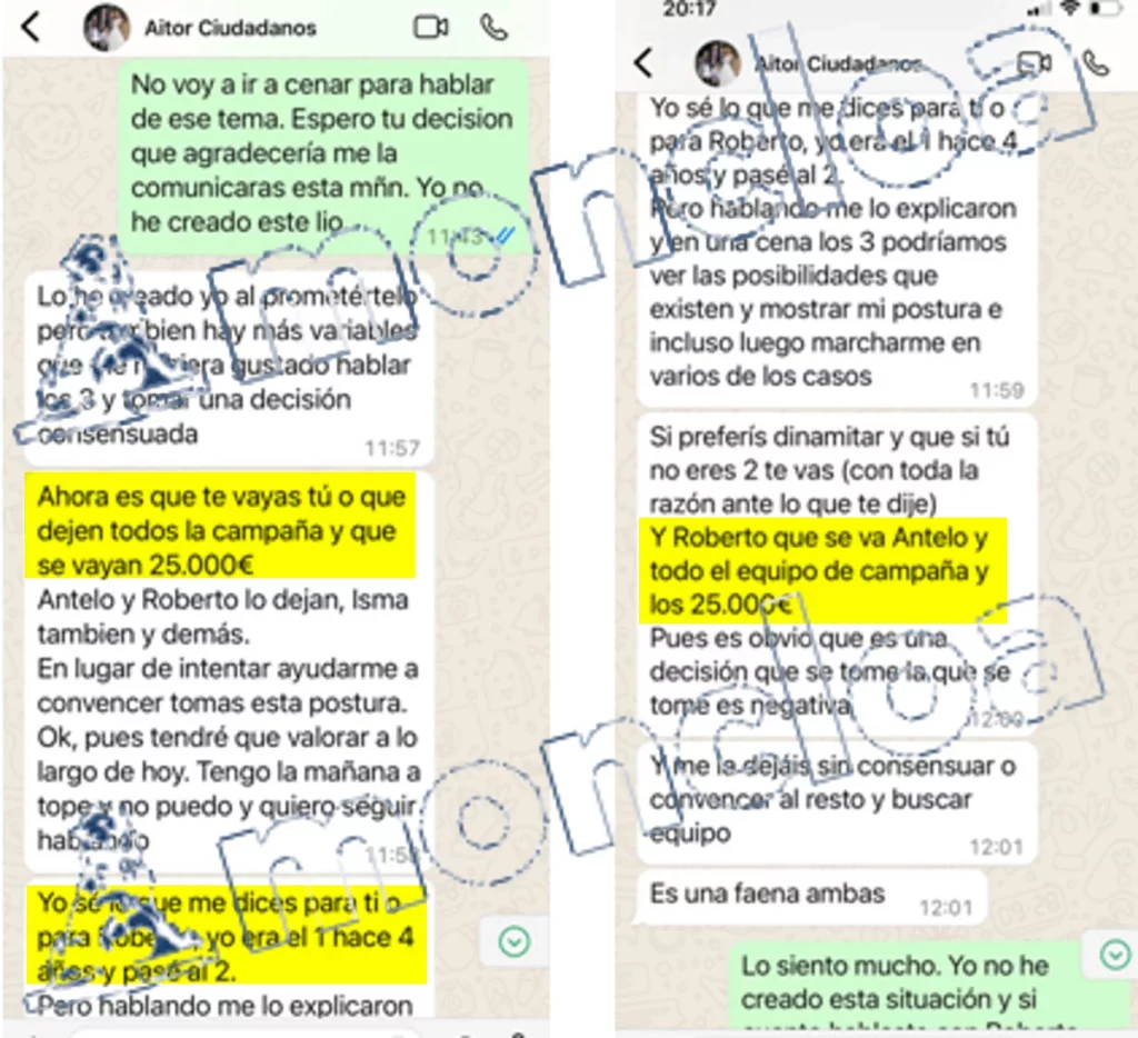 La traición del socio de la alcaldesa de Alcobendas se consumó por 25.000 € 1 Moncloa Las conversaciones de Retolaza apuntan a la consecución de 25.000 euros que habría obtenido Roberto Fraile