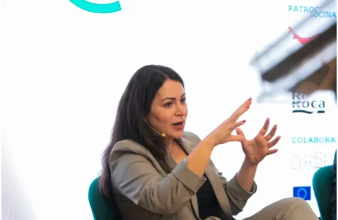 Julia Ayuso, directora de la Escuela de Sostenibilidad de la Universidad Europea de Madrid (UEM), en el I Congreso de Sostenibilidad