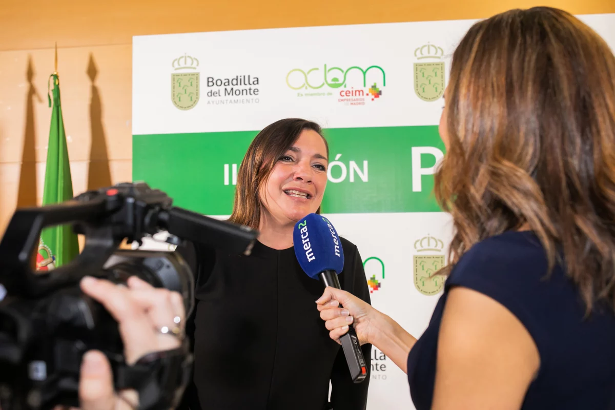 María Jesús García, quinta teniente de Alcalde de Boadilla del Monte, en la III Edición de los Premios de Boadilla
