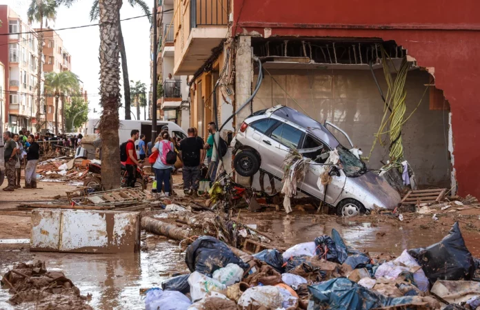 La situación provocada por la DANA en Valencia duró varios meses. FOTO EUROPA PRESS