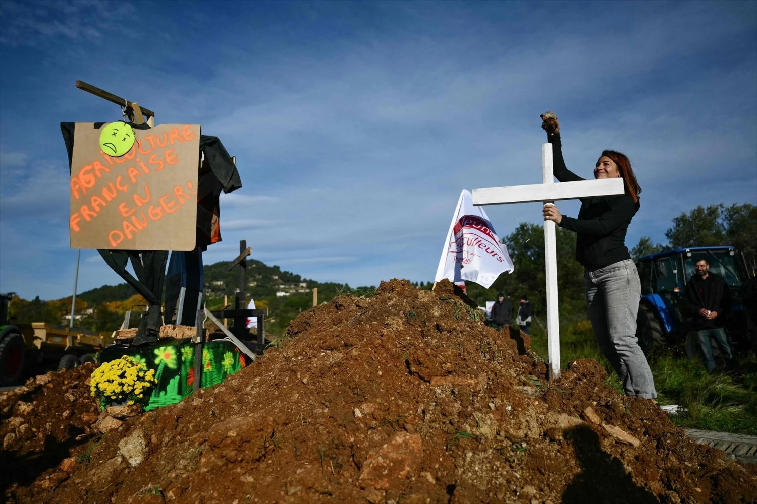 Agricultores franceses protestan contra el acuerdo del Mercosur