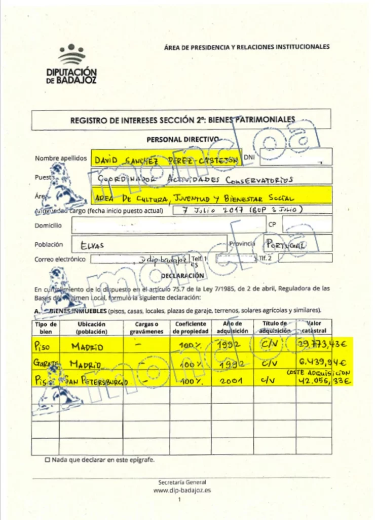 Al hermano de Sánchez la declaración de la renta le salía a devolver: 611 euros en 2020 4 Moncloa Pisos en MAdrid Moncloa
