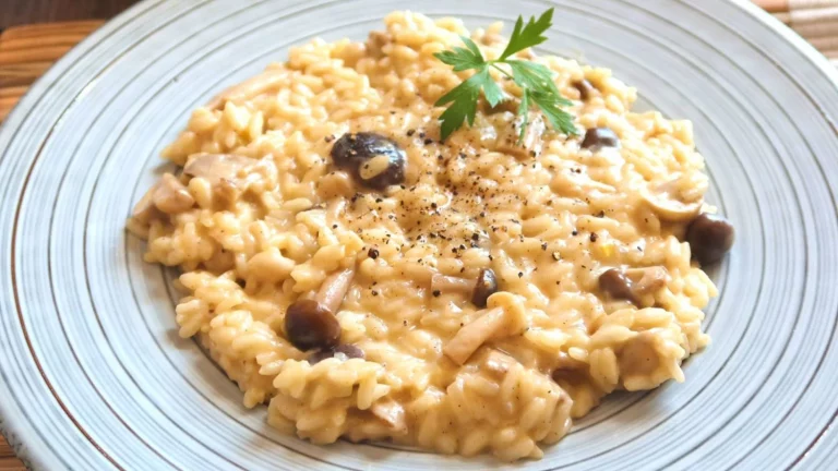 Risotto de setas para chuparte los dedos