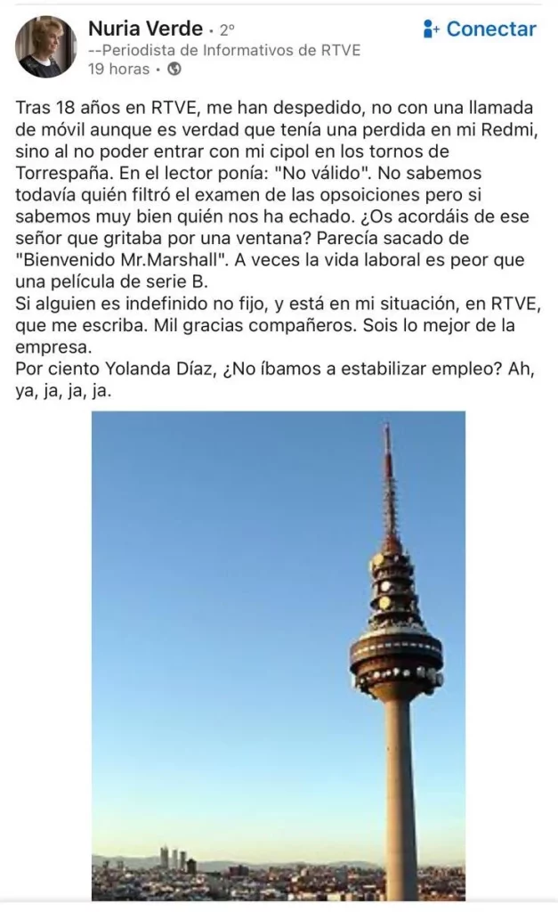 Siguen los problemas en RTVE: un despido reabre los casos de los indefinidos no fijos 1 Moncloa WhatsApp Image 2024 11 18 at 11.50.56 1 Moncloa
