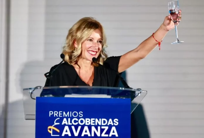 Rocío 'Pitita' García, la alcaldesa de Alcobendas, en los mediocres premios de Alcobendas
