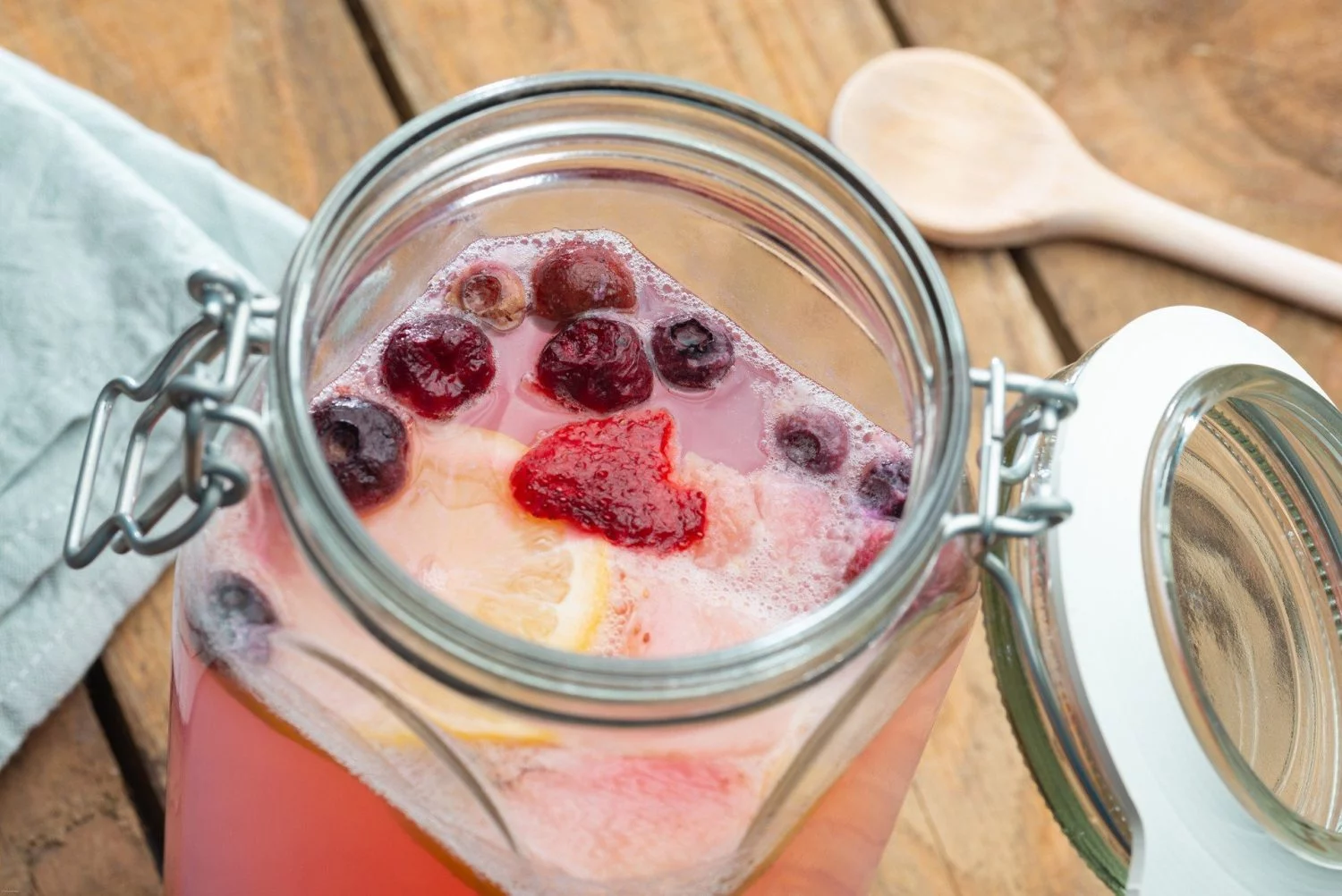 Kéfir de arándanos y lavanda el elixir, saludable que necesitas en tu dieta