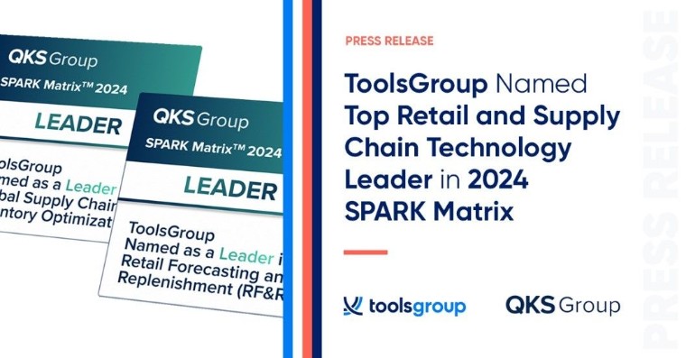 ToolsGroup es reconocido como líder tecnológico por QKS Group en SPARK Matrix™ 2024 1 Moncloa qks Moncloa