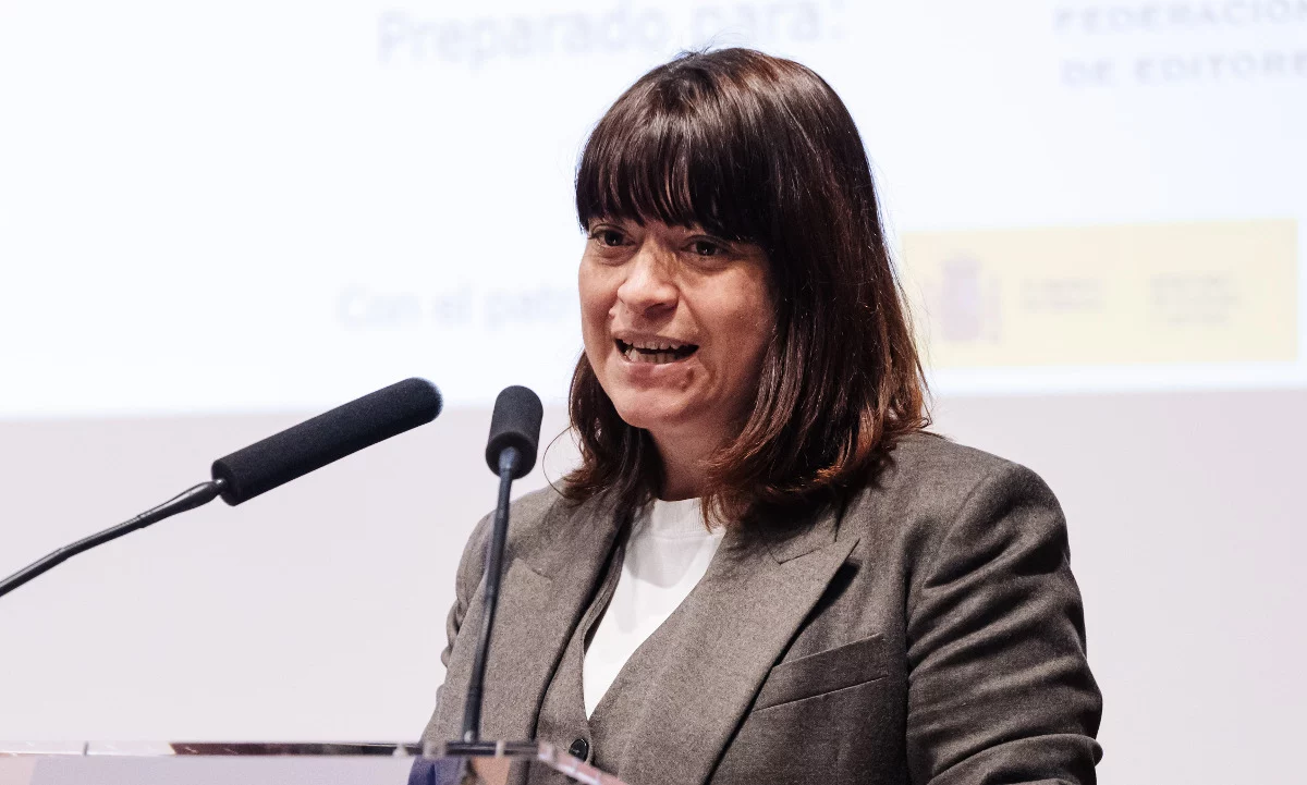 La directora general del Libro y Fomento de la Lectura del Gobierno, María José Gálvez