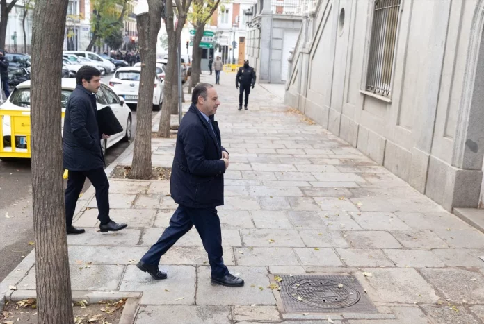 José Luis Ábalos el día que declaró en el Tribunal Supremo. EUROPA PRESS