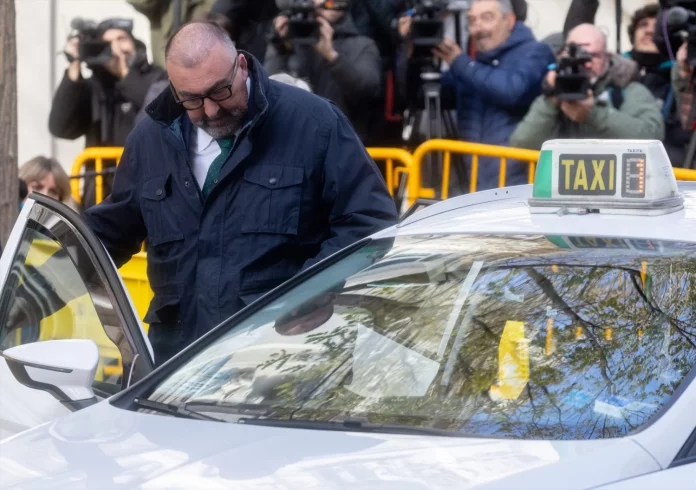 Koldo García llegando al tribunal Supremo. EUROPA PRESS