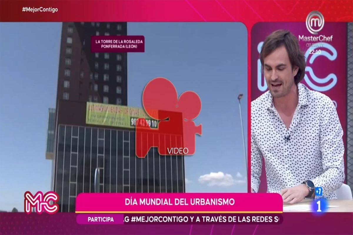 Fede Arias en un plató de RVTE.