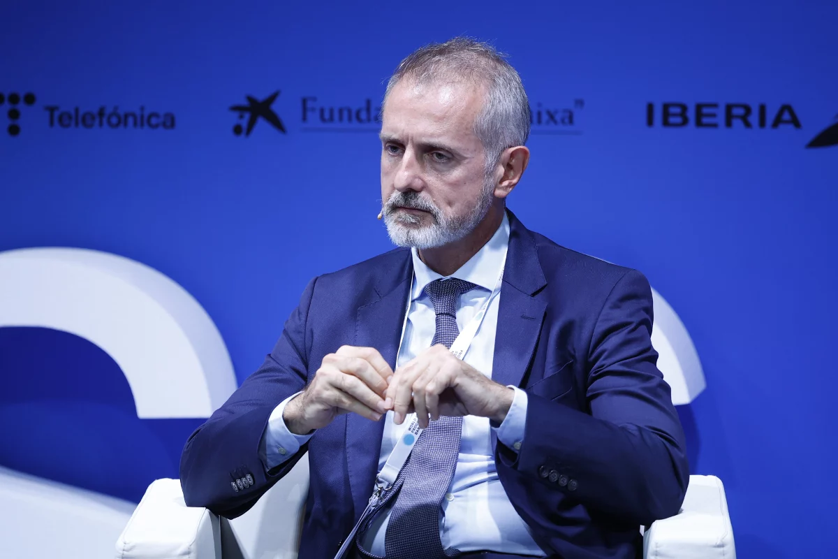 Marc Mutra, presidente de Telefónica y hasta ahora de Indra por exigencia del Gobierno de Pedro Sánchez