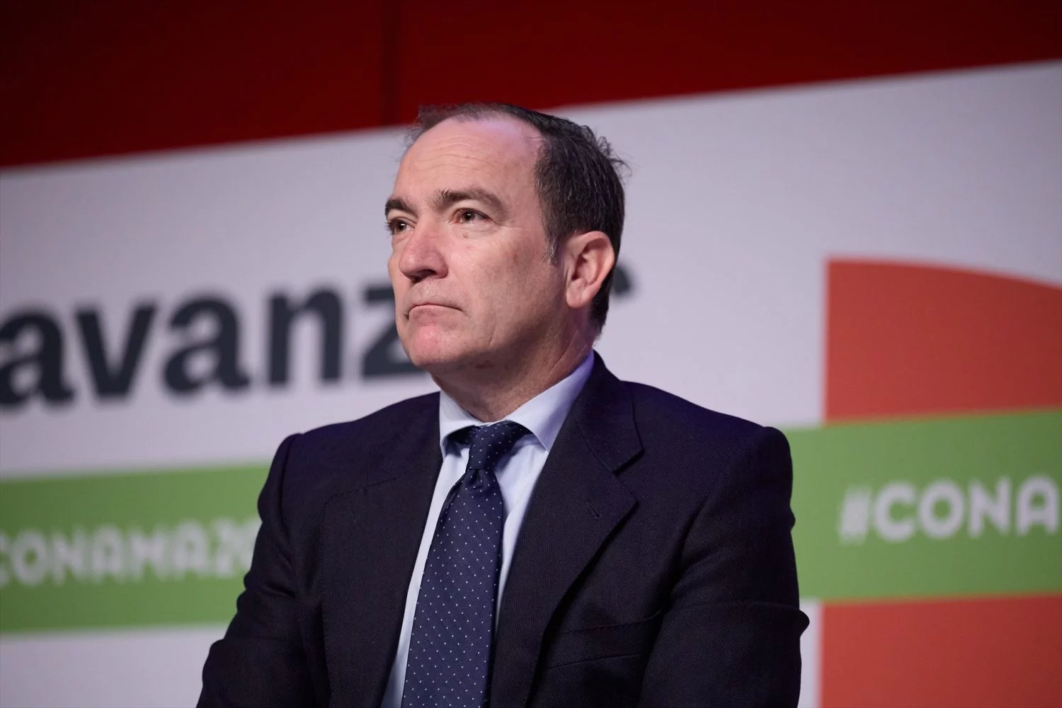 El Segundo teniente de alcalde y Delegado del Área de Gobierno de Urbanismo, Medio Ambiente y Movilidad de Madrid, Borja Carabante, durante la inauguración del Congreso Nacional del Medio Ambiente (CONAMA),