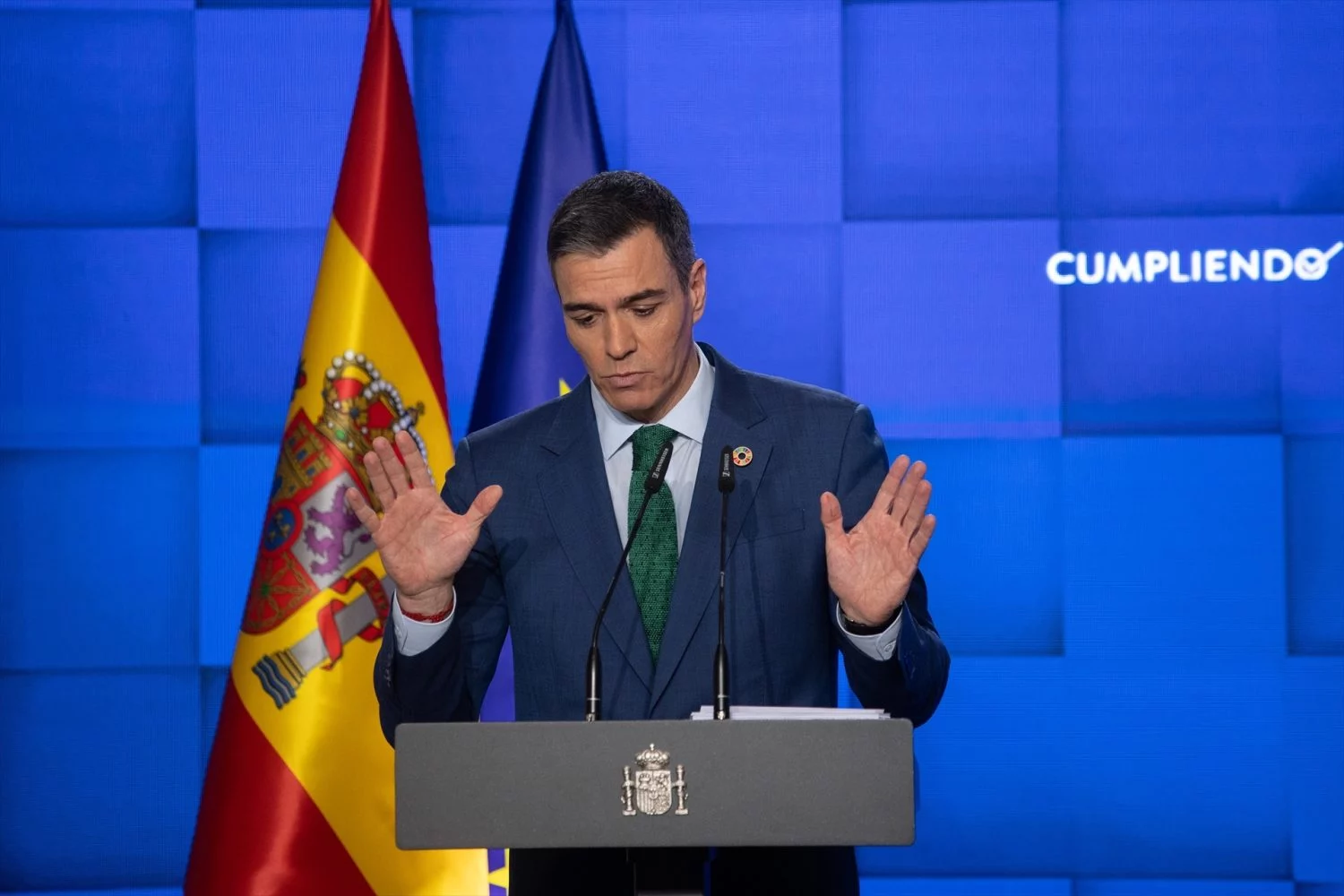 Pedro Sánchez, presidente del Gobierno. FOTO EUROPA PRESS
