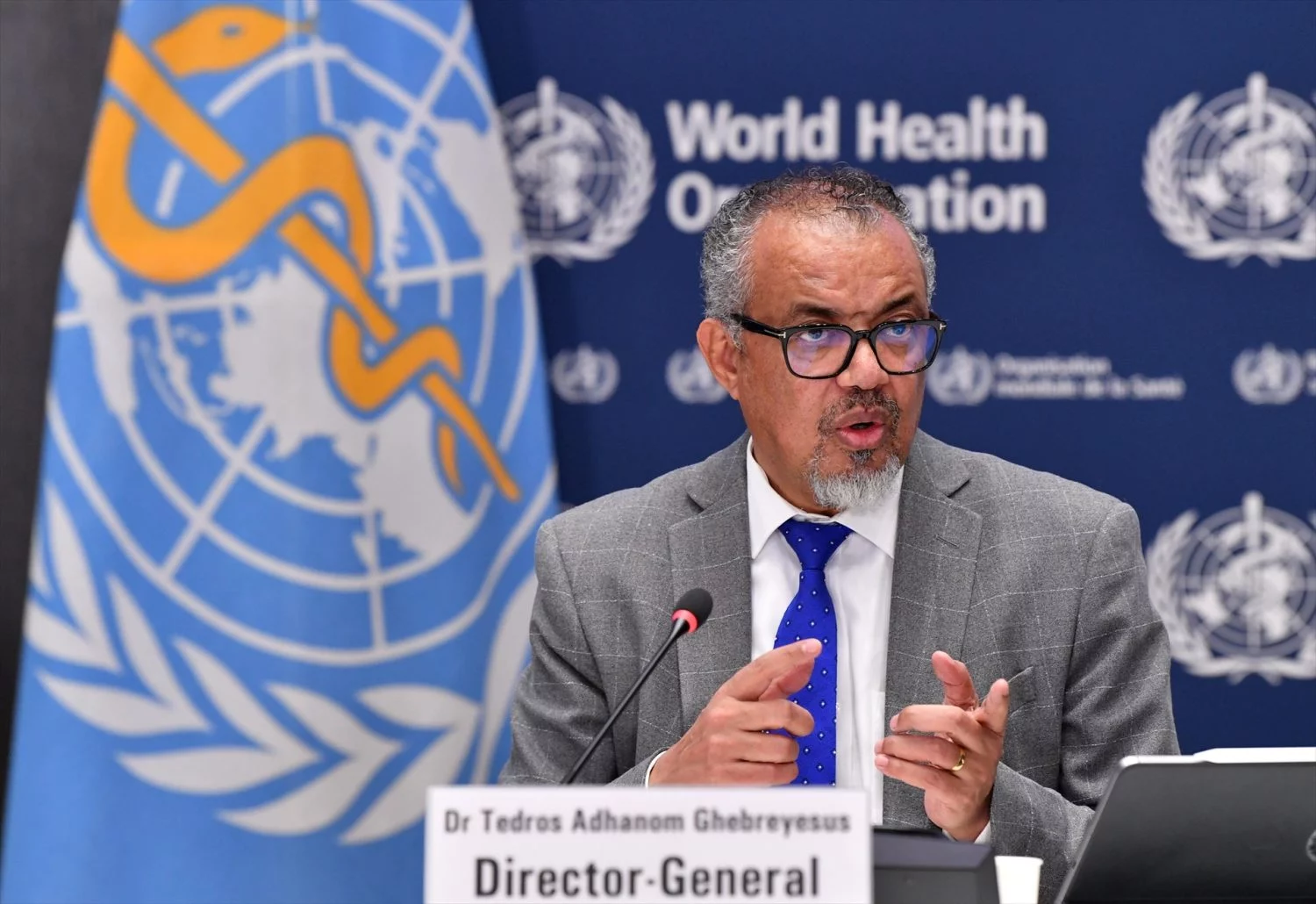 Tedros Adhanom Ghebreyesus, director de la OMS que lucha contra el COVID.