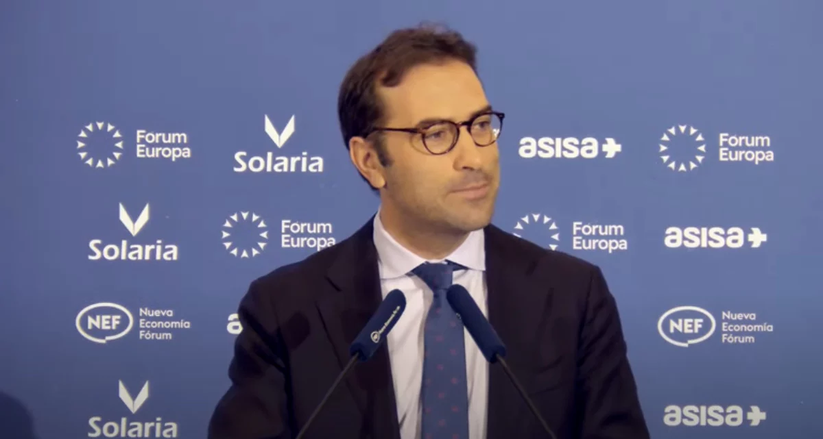 Carlos Cuerpo, ministro de Economía, en el Foro Nueva Economía