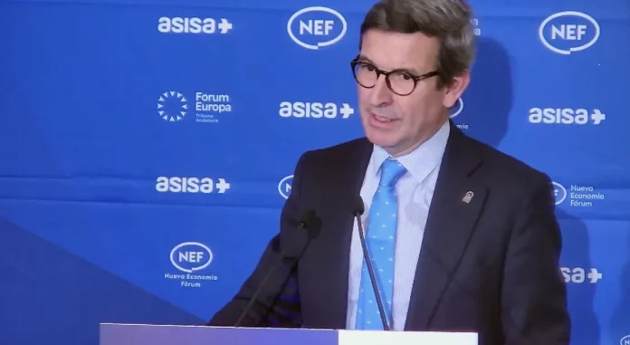 Jorge Paradela, consejero de Industria en Andalucía, en el Foro Nueva Economía