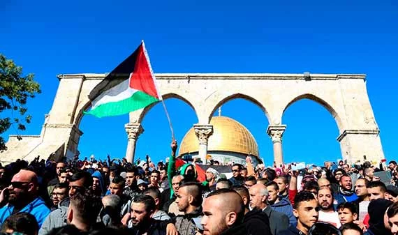 75 aniversario de la declaración unilateral de Jerusalén como capital de Israel 2 Moncloa protesta cisjordania contra trump Moncloa