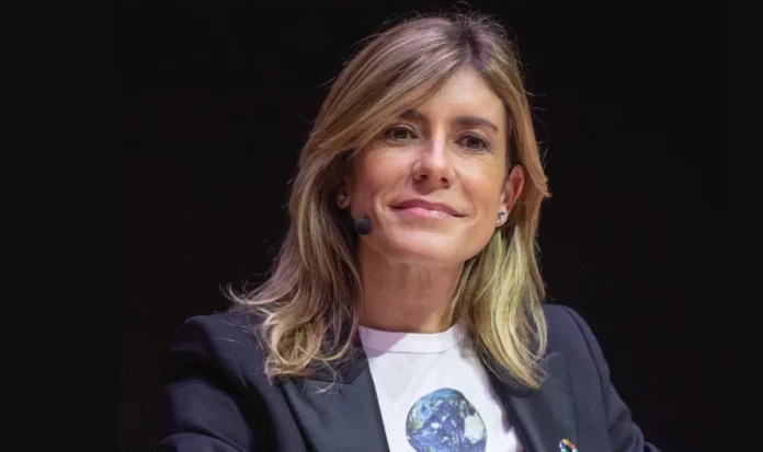 Begoña Gómez estuvo presente en la Feria Presura como ponente con Raquel Sánchez y Teresa Ribera como ministras