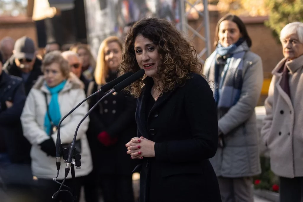 Patriotas convierte a Madrid en una oda a Donald Trump 2 Moncloa EuropaPress 6395407 concejala ayuntamiento madrid enma lopez interviene acto acto homenaje Moncloa