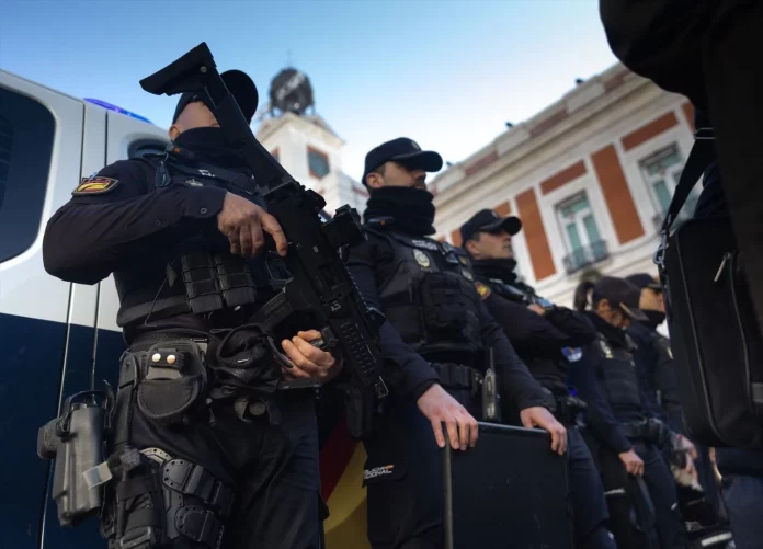 Policía nacional en Madrid (Fuente: Agencias)
