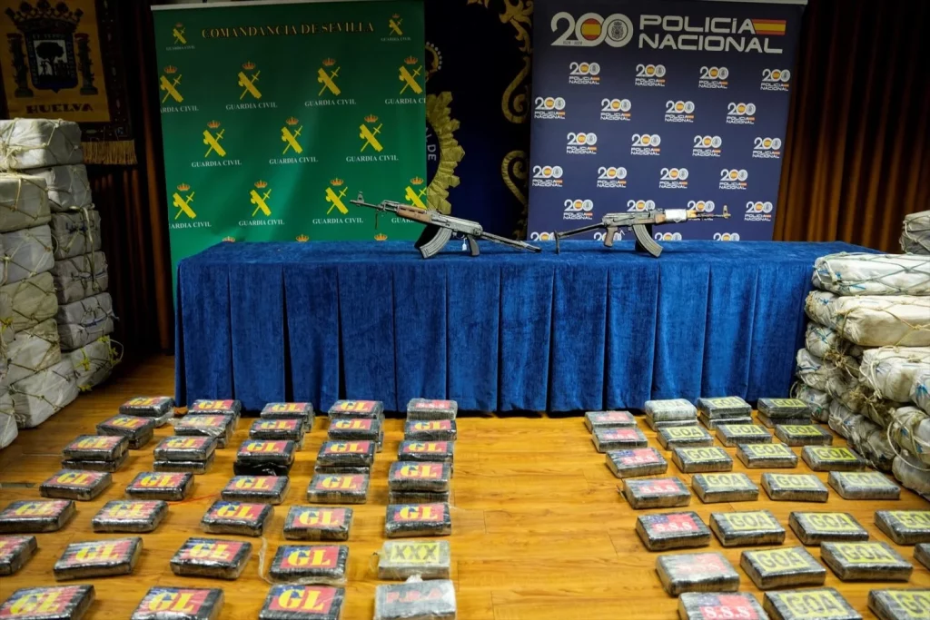La muerte de un narco colombiano en Madrid desmantela una gran operación antidroga 2 Moncloa EuropaPress 6459499 imagenes droga incautada atencion medios comunicacion policia ofrece Moncloa