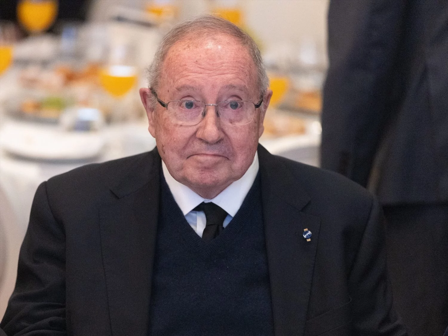 El Presidente de la Cámara de Comercio de España, José Luis Bonet, durante un desayuno informativo de Fórum Europa, a 20 de febrero de 2025, en Madrid (Fuente: Agencias)