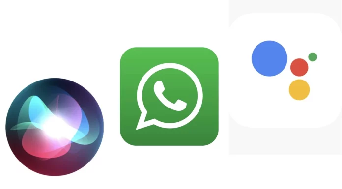 Siri, Whatssap y google Assistant
