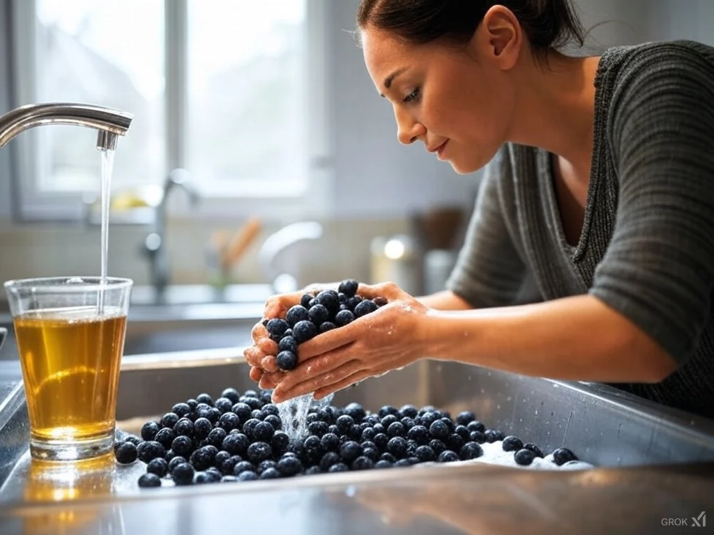 Adiós pesticidas, la mejor forma de limpiar arándanos no es con agua 5 Moncloa CONCLUSIÓN: UNA LIMPIEZA EFECTIVA PARA TU BIENESTAR