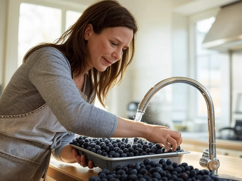 Adiós pesticidas, la mejor forma de limpiar arándanos no es con agua 3 Moncloa BENEFICIOS DE USAR VINAGRE BLANCO PARA LIMPIAR FRUTAS