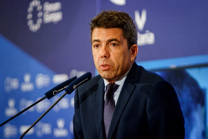 Carlos Mazón, presidente de la Generalitat, en el Foro Nueva Economía. Fuente: Agencias