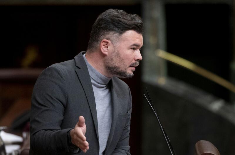 Rufián ve factible una moción de censura del PP con el apoyo de Junts 1 Moncloa Gabriel Rufián, portavoz de ERC en el Congreso. Fuente: Agencias