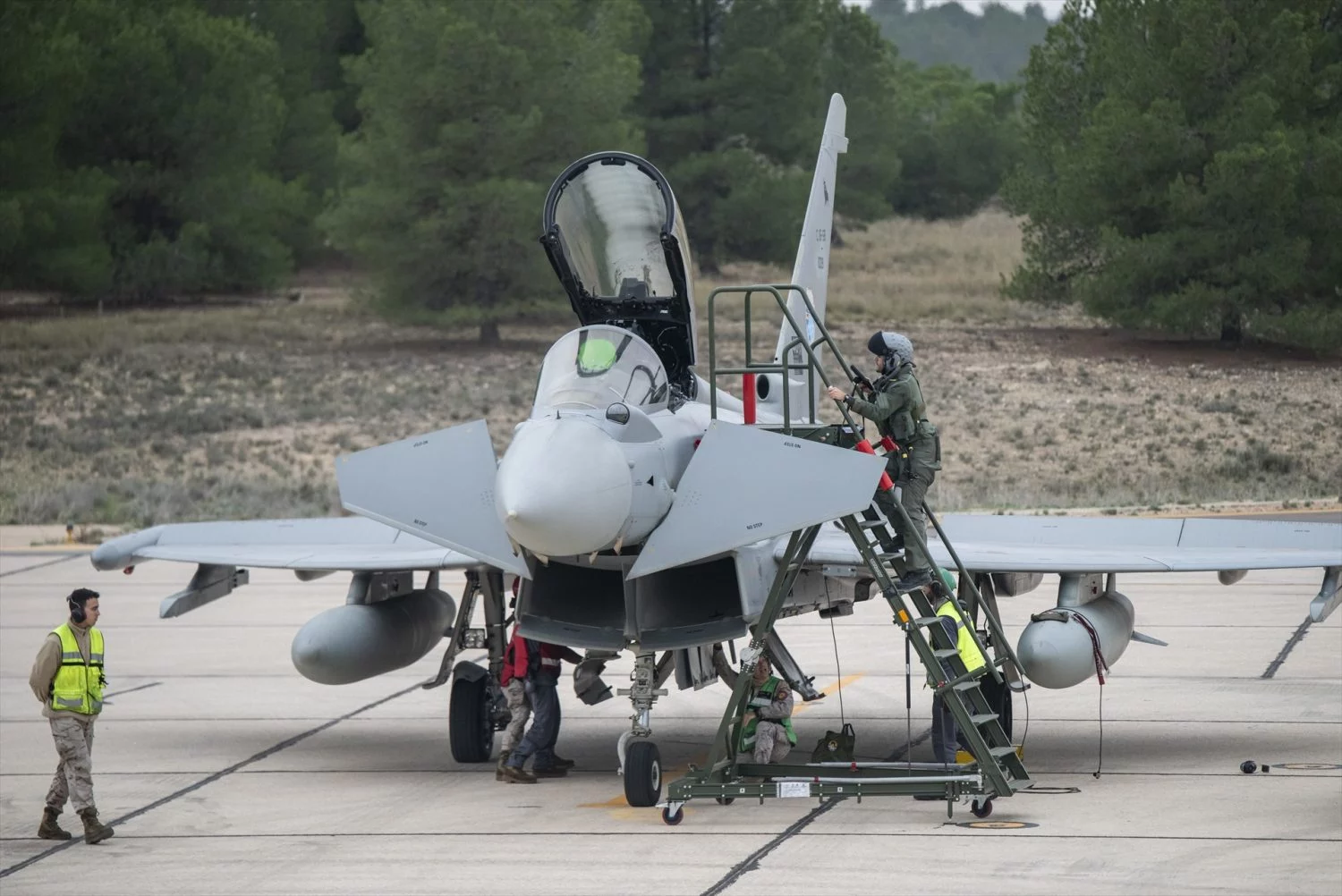 Eurofighter del Ala 14 (Fuente Agencias)