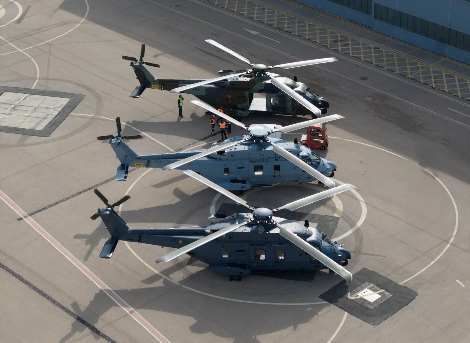 Helicópteros NH90 de Airbus (Fuente: Agencias)
