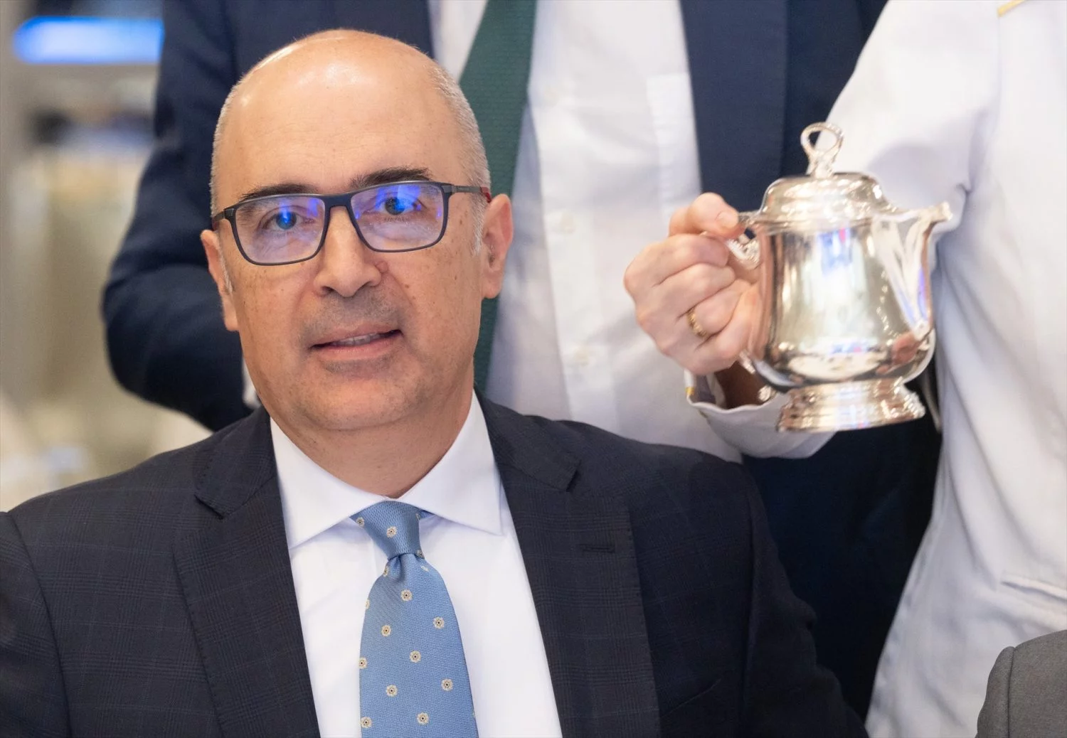 El presidente de Airbus, Francisco Javier Sánchez Segura, durante un desayuno informativo de Nueva Economía Forum, en el Hotel Mandarin Oriental Ritz, a 7 de marzo de 2025, en Madrid (Fuente: Agencias)