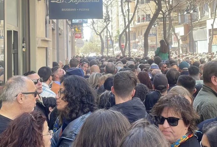 Mascletá en Valencia