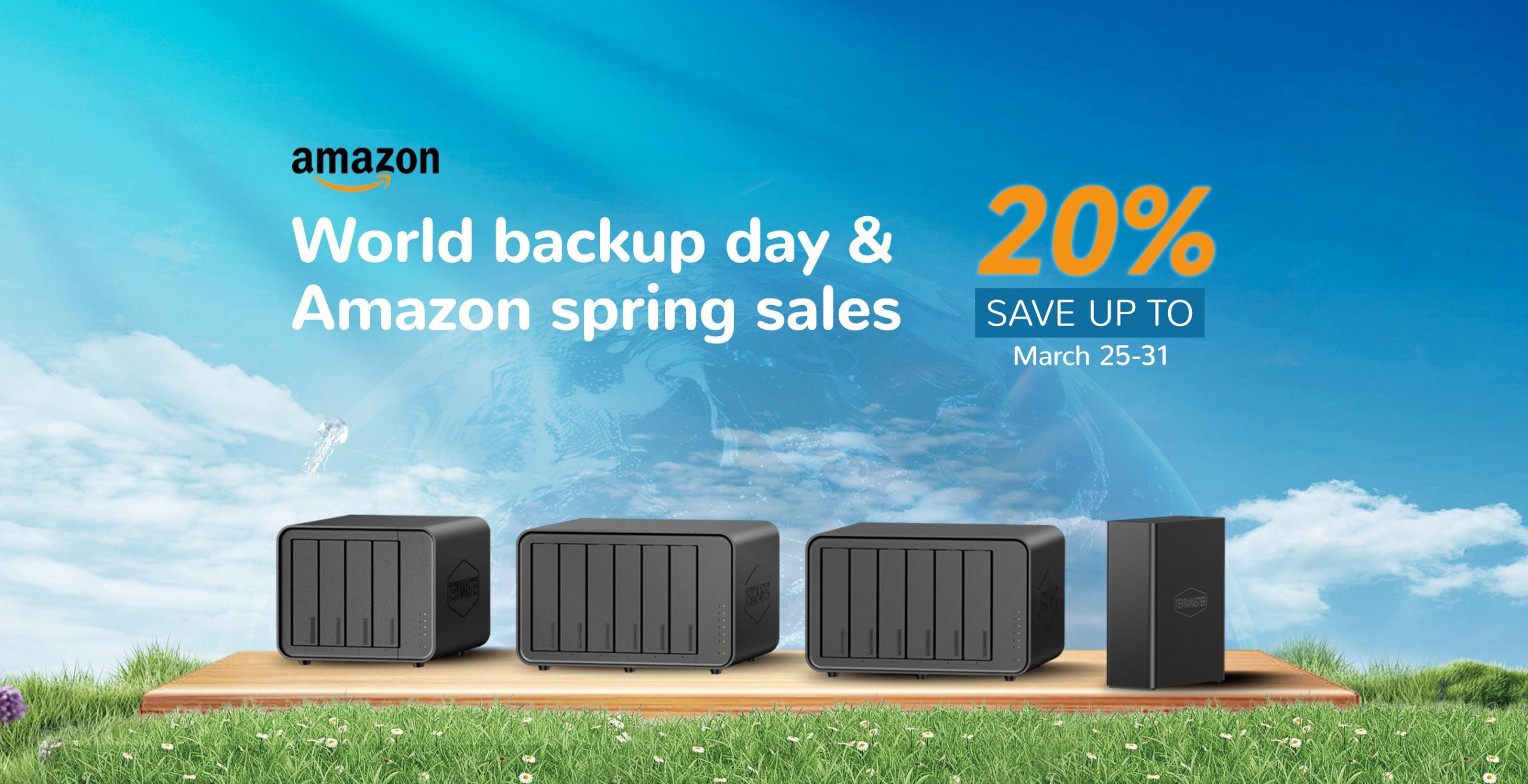 TerraMaster ofrece hasta un 20% de descuento en Amazon por el Día Mundial del Respaldo 1 Moncloa TerraMaster Big Sping Sale Details scaled Moncloa