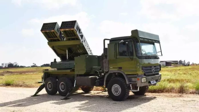 Lanzacohetes de fabricación israelí (Fuente: Elbit Systems)