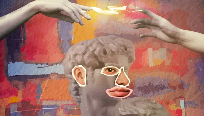Cena servida por estatuas y un viaje surrealista en este restaurante a un vuelo de Madrid