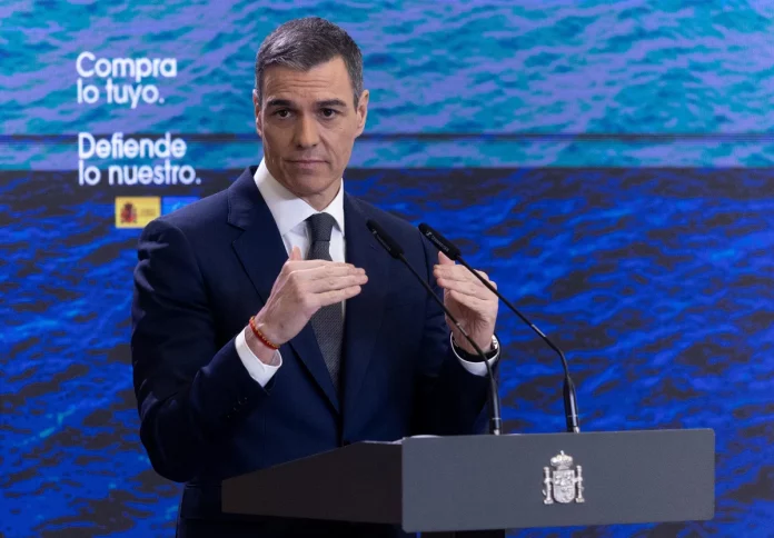 Pedro Sánchez, presidente del Gobierno de España. EUROPA PRESS
