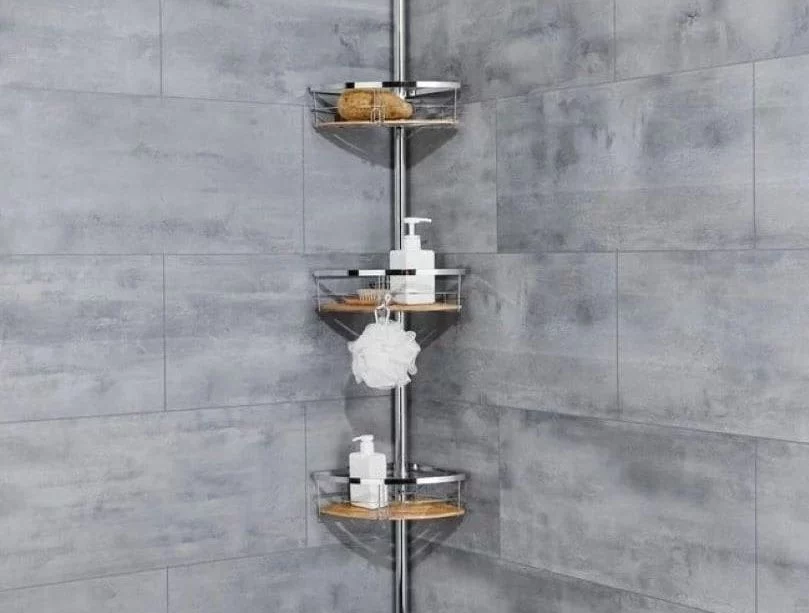Lidl te ayuda a tener organizado el baño o la cocina sin necesidad de taladro 3 Moncloa Estante telescópico de Lidl