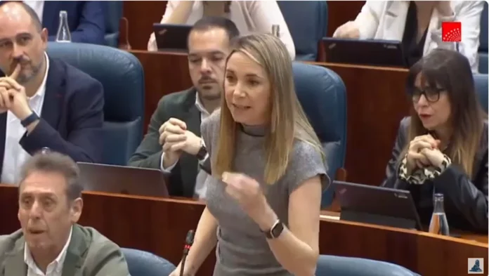 Mar Espinar, desautorizada y de pelea con el número dos de su propio partido en la Asamblea de Madrid | Fuente: Asamblea de Madrid